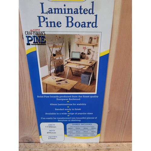 283 - laminated pine board x 2