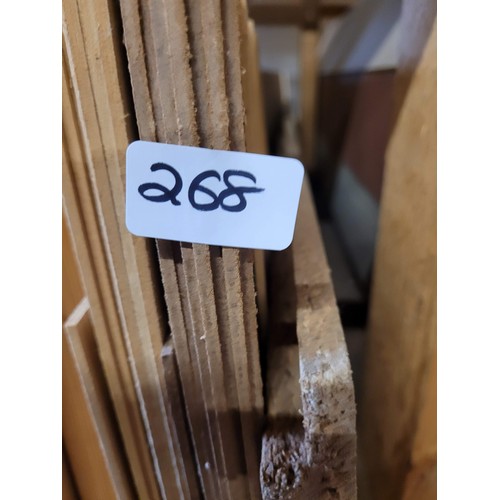 268 - qty of long lengths of wood