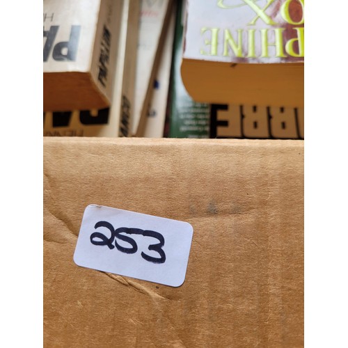 253 - 4  boxes of books