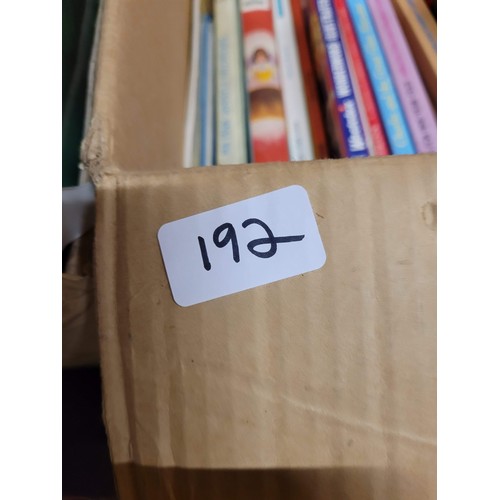 192 - 7 boxes of books