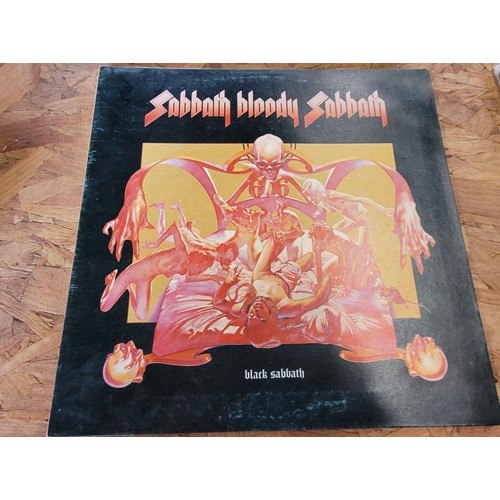 110 - black sabbath lp titled Sabbath bloody Sabbath