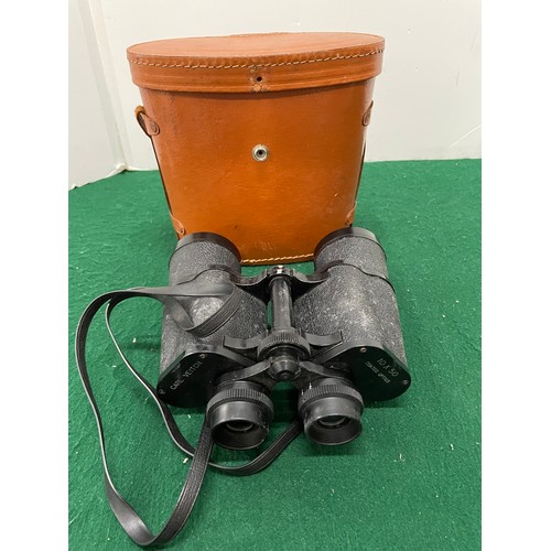 51 - Carl veitch 10x50 binoculars in case...