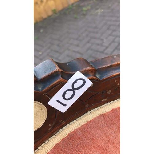 100 - Low parlour chair