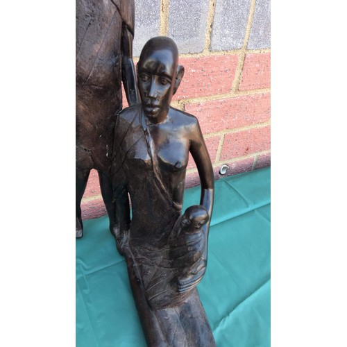 42 - Carved African sculpture