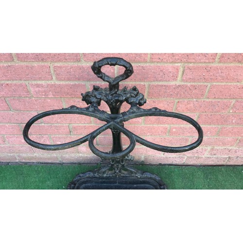 54 - Cast metal stick & umbrella stand