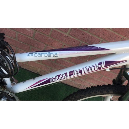 57 - RALEIGH ATB Carolina bike in purple & white