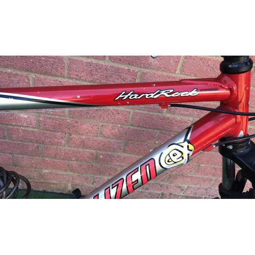 58 - Specialized hardrock bike in red & grey