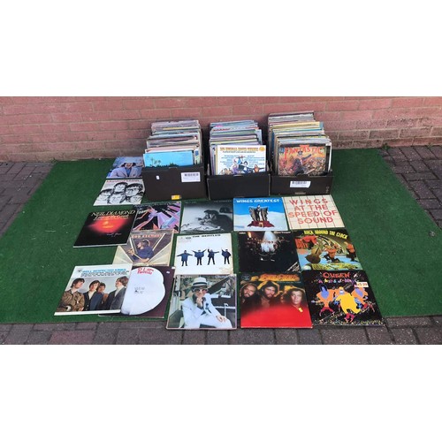 47 - Very large quantity of vinyl's including ABBA, rod stewart & more