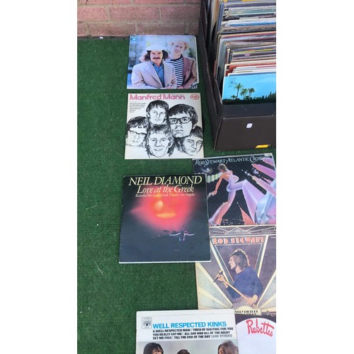 47 - Very large quantity of vinyl's including ABBA, rod stewart & more