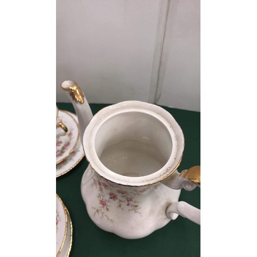 25 - 19 piece tea set by Paragon 'Victoriana Rose'