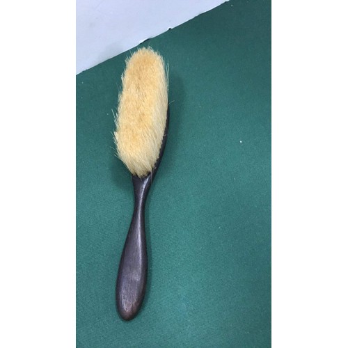 23 - Silver and ebony  decorative baby hair  brush