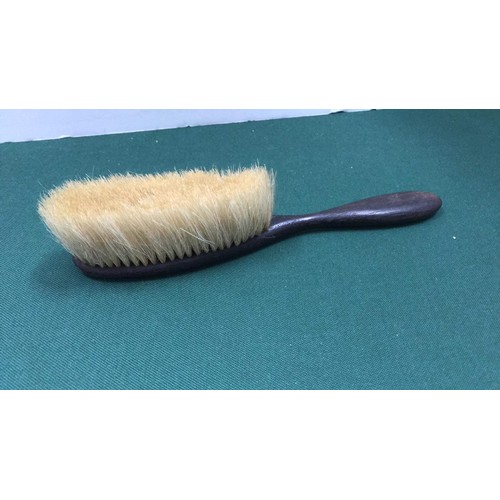 23 - Silver and ebony  decorative baby hair  brush