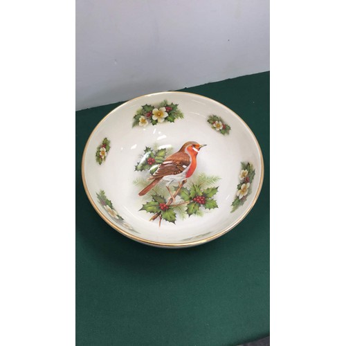 1 - Royal Worcester christmas fruit bowl