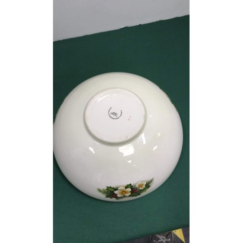 1 - Royal Worcester christmas fruit bowl