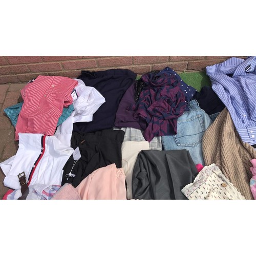 126 - Very large quantity of clothing for male and female - some new with tags