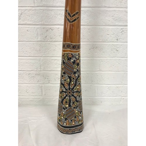 245 - Large Decorative finished Didgeridooheight -59 incwidth-8 inc