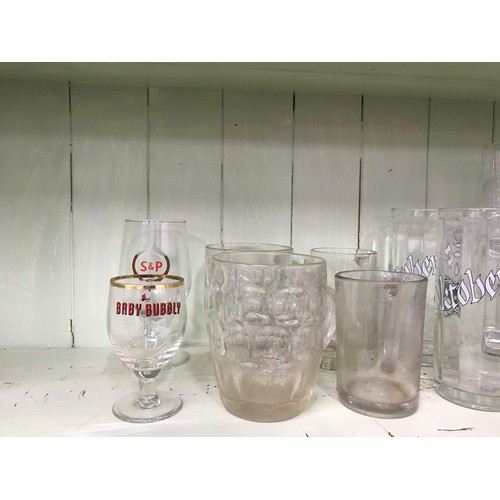 287 - Selection of advertising glasses