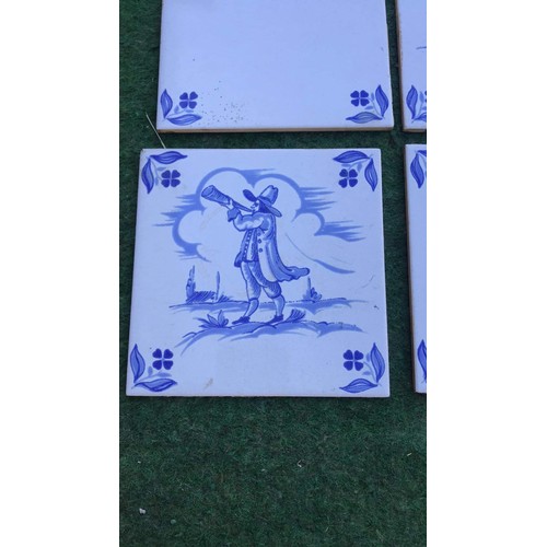 303 - 4 ceramic tiles