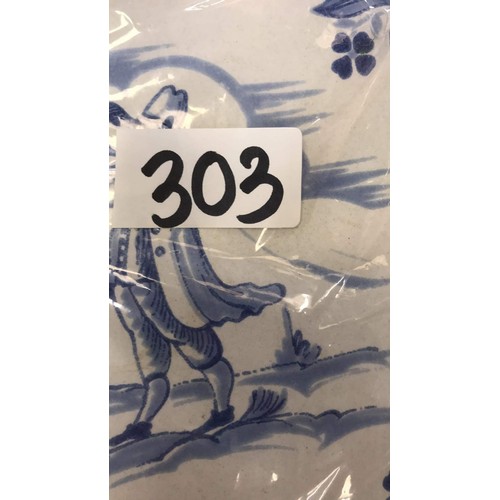 303 - 4 ceramic tiles