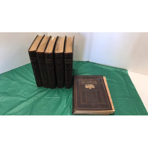 331 - Newnes pictorial knowledge Volume 1,2,3,4,6 & 7 by H.A.Pollock