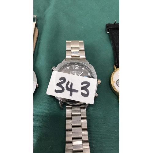 343 - 3 gents watches