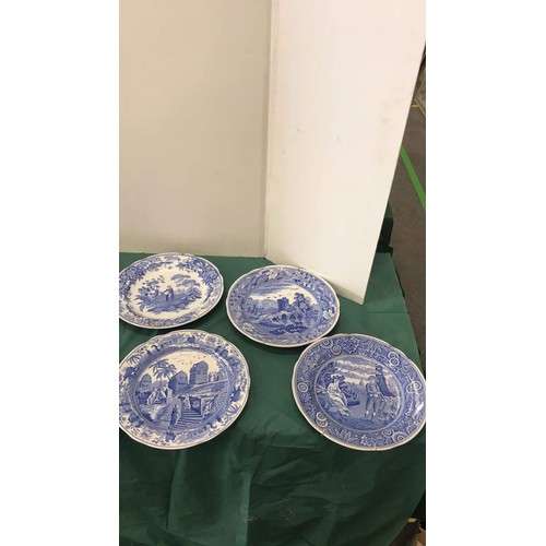 367 - 7 Spode plates