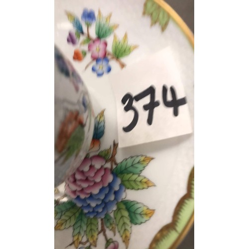 374 - Chocolate cup & saucer