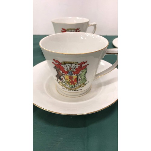 397 - Coronation ware - cups & saucers