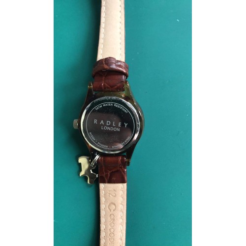 155 - Radley London watch with brown strap - working