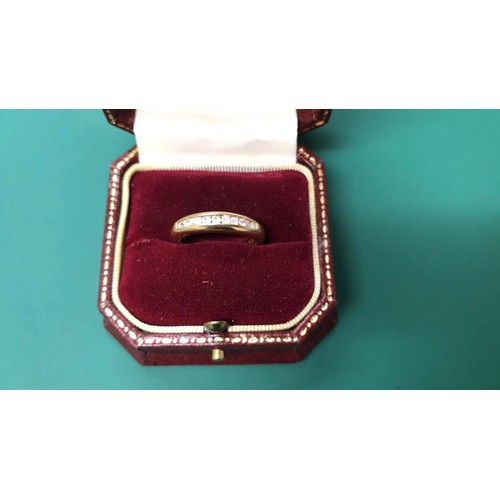 153 - 9ct gold ring size L weight 3.36g