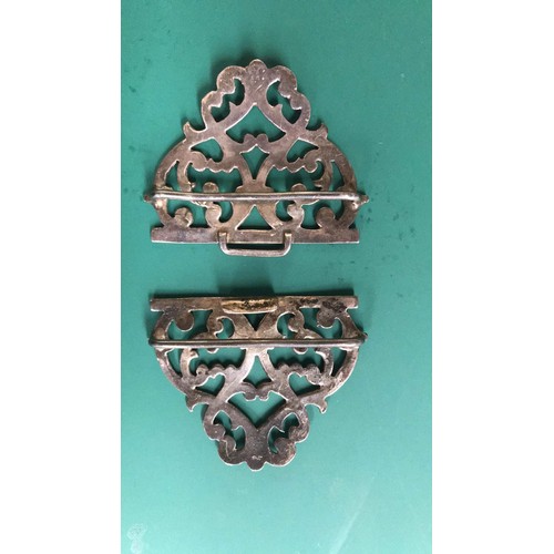 148 - silver hallmarked nurses buckle