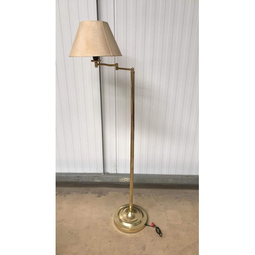 465 - Brass reading lamp