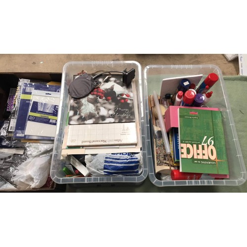 494 - Four boxes of mixed craft ware