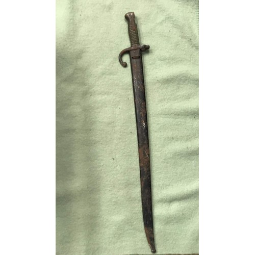 497 - Early Bayonet with scabbard