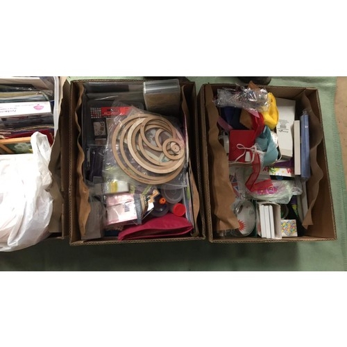 491 - Four boxes of mixed craft ware