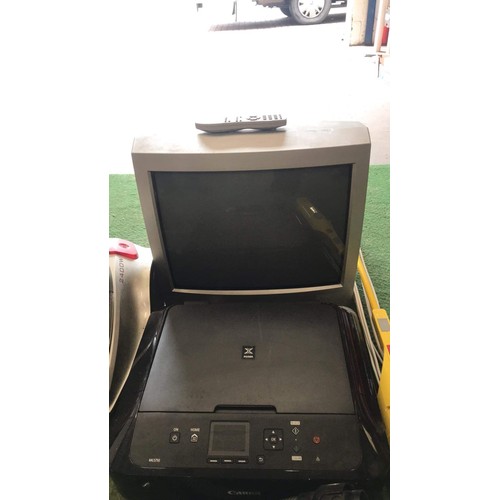 599 - TOSHIBA TV, Canon printer, Vax hoover & vacuum