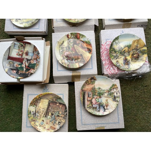 590 - Royal Doulton old country crafts collectors plates