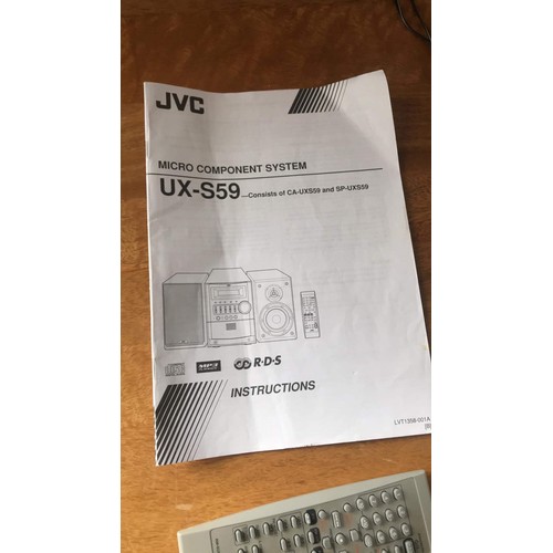 611 - JVC UX-S59 micro component system