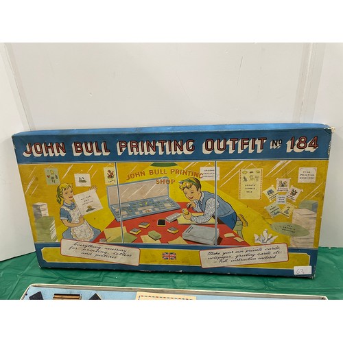 569 - John Bull printing outfit No 184 ( part set )