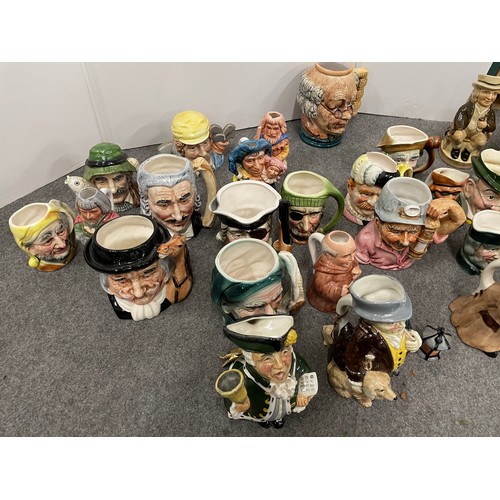 508 - Large quantity of toby and mixed maker character jugs