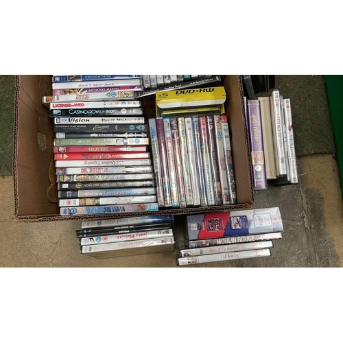 676 - Large quantity of mixed DVD's