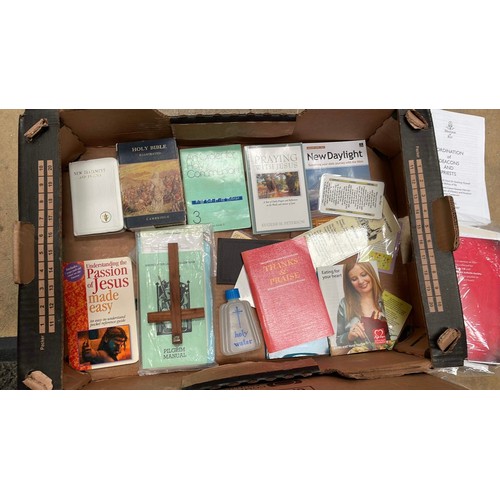 681 - Box of religious books