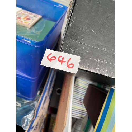 646 - Large quantity of stationary