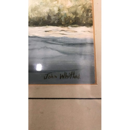 30 - Watercolour of boat by John Whittock