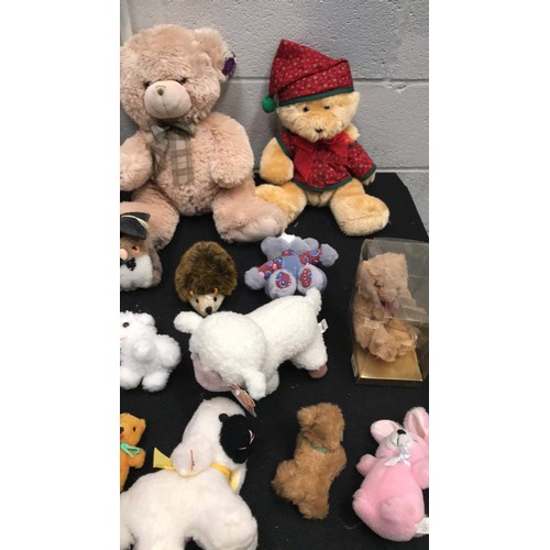 103 - mixed soft toys