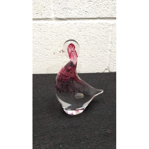 49 - Wedgwood glass bird sculpture