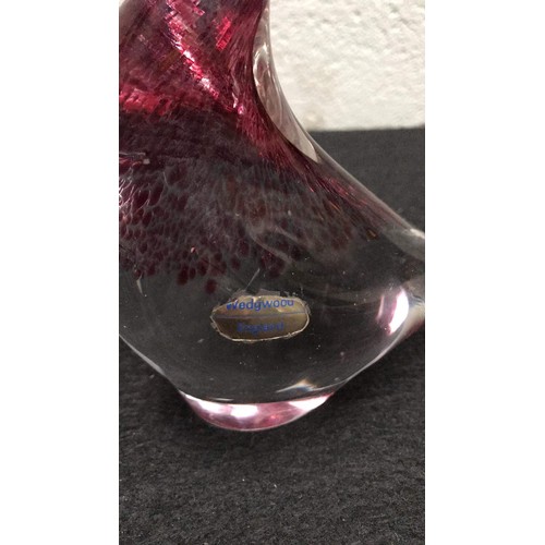 49 - Wedgwood glass bird sculpture