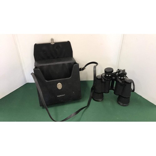 87 - TASCO black cased binoculars 10 x 50