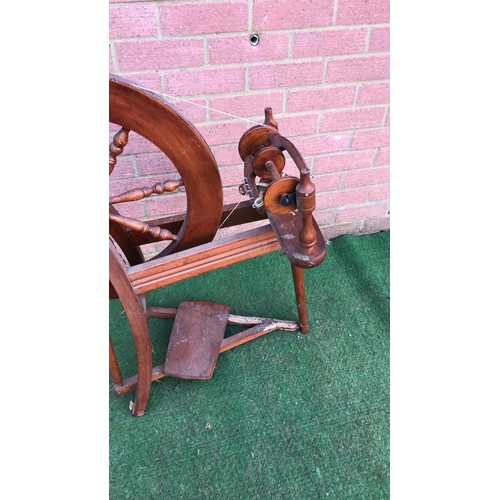 67 - WOODEN spinning wheel