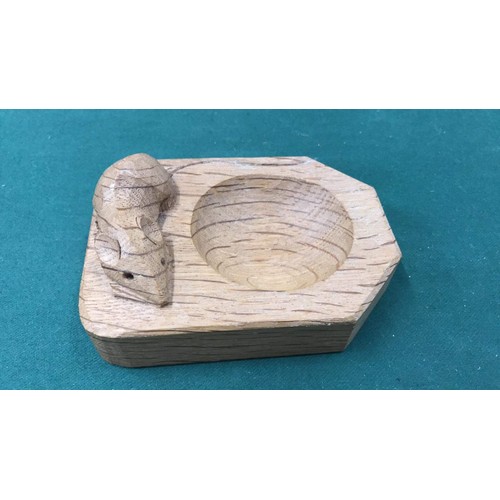 7 - Oak mouse man ash tray